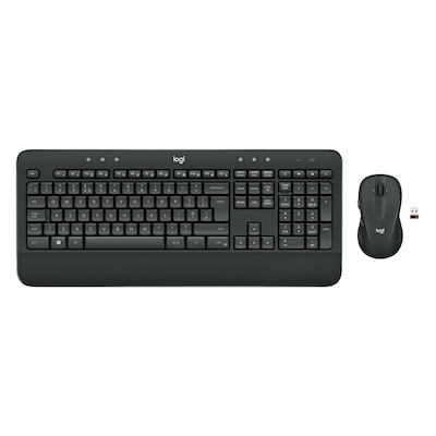 Logitech MK545 Advanced, Kabelloses Tastatur-Maus-Set, Deutsches QWERTZ-Layout, USB-Empfänger