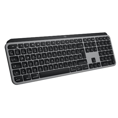 Logitech MX Keys für Mac Wireless Illuminated Tastatur, kabellos, Space Grey