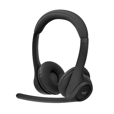 Logitech Zone 300 Headset Schwarz – Kabelloses Headset für Home Office & Büro