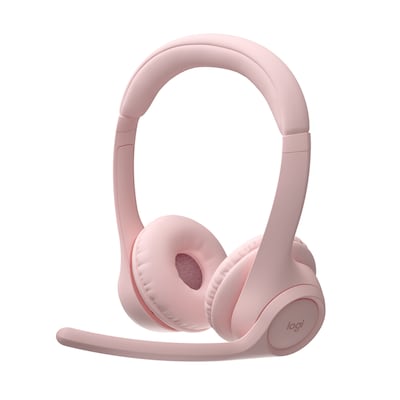 Logitech Zone 300 Headset Rosé- Kabelloses Headset für Home Office & Büro