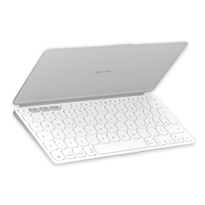 Logitech Keys-To-Go 2 for Mac, Pale Grey – mobile kabellose Tastatur für iPad und Mac