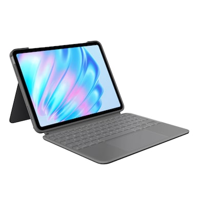 Logitech Combo Touch Tastatur-Case Grau für iPad Air 11″ (M2), DE-Layout