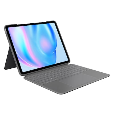 Logitech Combo Touch Tastatur-Case Grau für iPad Air 13″ (M2), DE-Layout