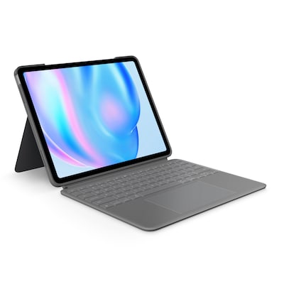 Logitech Combo Touch Tastatur-Case Grau für iPad Air 13″ (M2), US-Layout