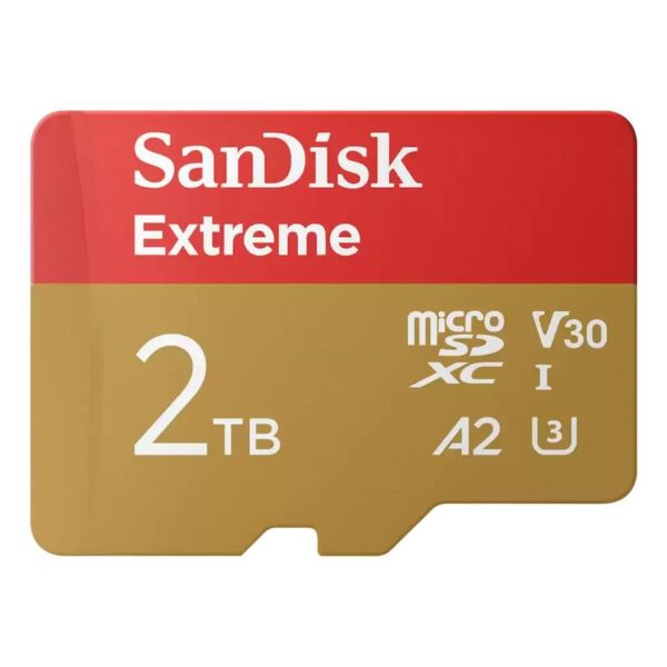 • Speichertyp: microSDXC (UHS-I) inklusive SD-Adapter • Speicherkapazität: 2 TB • Geschwindigkeitsklasse: Cl10