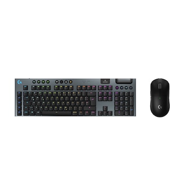 Logitech G915 X LIGHTSPEED Tactile-Switches, Schwarz + Pro X Superlight 2 Maus – Kabellose Gaming Combo