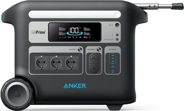 Anker SOLIX F2000 (PowerHouse 767) - Tragbares kraftwerk - WLAN - Wechselstrom 220-240 V - 2300 Watt - Lithiumeisenphosphat - 2048 Wh - Ausgangsanschlüsse: 10 (A1780312)