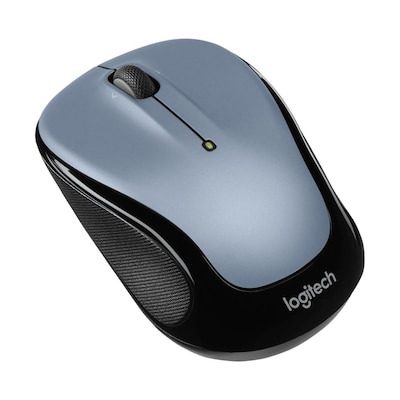 Logitech M325s, Kabellose optische Maus 2.4 GHz Technologie, 5 Tasten, Auflösung: 1000 DPI, Schwarz/Grau