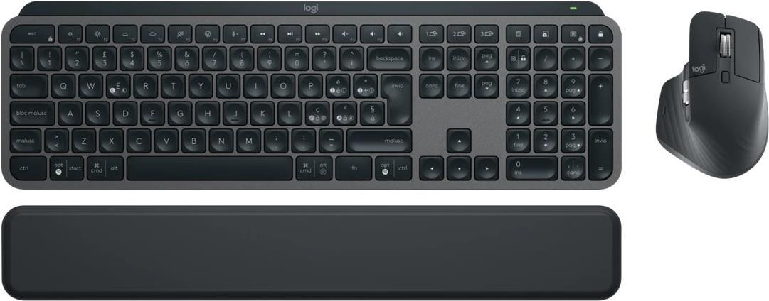 LOGITECH MX KEYS S COMBO – GRAPHITE DEU – BT- N/A – CENTRAL-419 (920-011606)