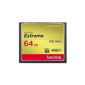 Kurzinfo: SanDisk Extreme - Flash-Speicherkarte - 64 GB - 567x - CompactFlash Gruppe Flash-Speicher Hersteller SanDisk Hersteller Art. Nr. SDCFXSB-064G-G46 Modell Extreme EAN/UPC 0619659123710 Produktbeschreibung: SanDisk Extreme - Flash-Speicherkarte - 64 GB - CompactFlash Produkttyp Flash-Speicherkarte Formfaktor CompactFlash Card Speicherkapazität 64 GB Geschwindigkeit 567x Ausführliche Details Allgemein Produkttyp Flash-Speicherkarte Speicherkapazität 64 GB Kompatibilität Nicht spezifisch Speicher Geschwindigkeit 567x Lesegeschwindigkeit Bis zu 120 MB/s Schreibgeschwindigkeit Bis zu 85 MB/s Formfaktor CompactFlash Card Besonderheiten UDMA 7 Mode