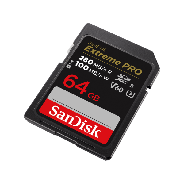 Kurzinfo: SanDisk Extreme Pro - Flash-Speicherkarte - 64 GB - Video Class V60 / UHS-II U3 / Class10 - microSDXC UHS-II Gruppe Flash-Speicher Hersteller SanDisk Hersteller Art. Nr. SDSDXEP-064G-GN4IN Modell Extreme Pro EAN/UPC 0619659202125 Produktbeschreibung: SanDisk Extreme Pro - Flash-Speicherkarte - 64 GB - microSDXC UHS-II Produkttyp Flash-Speicherkarte Formfaktor microSDXC UHS-II Speicherkarte Speicherkapazität 64 GB Geschwindigkeit Video Class V60 / UHS-II U3 / Class10 Technologie NAND Flash Software inbegriffen RescuePRO Deluxe (2 Jahre Download) Ausführliche Details Allgemein Produkttyp Flash-Speicherkarte Speicherkapazität 64 GB Arbeitsspeicher Geschwindigkeitsklasse Video Class V60 / UHS-II U3 / Class10 Lesegeschwindigkeit Bis zu 280 MB/s Schreibgeschwindigkeit Bis zu 100 MB/s Formfaktor microSDXC UHS-II Speicherkarte Technologie NAND Flash Besonderheiten Stoßfest