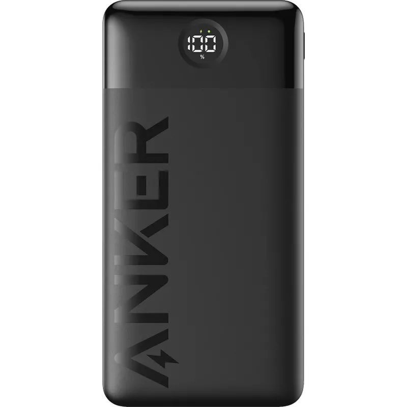 Anker PowerCore – Powerbank – 20000 mAh – 2 Ausgabeanschlussstellen (24 pin USB-C) – Schwarz (A1367G11) (B-Ware)