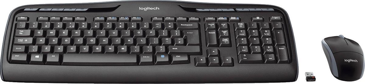 Merkmale:Die Logitech® Wireless Combo MK330 ist eine Kombination aus komfortabler Tastatur und transportabler Maus. Die zuverlässige kabellose 2