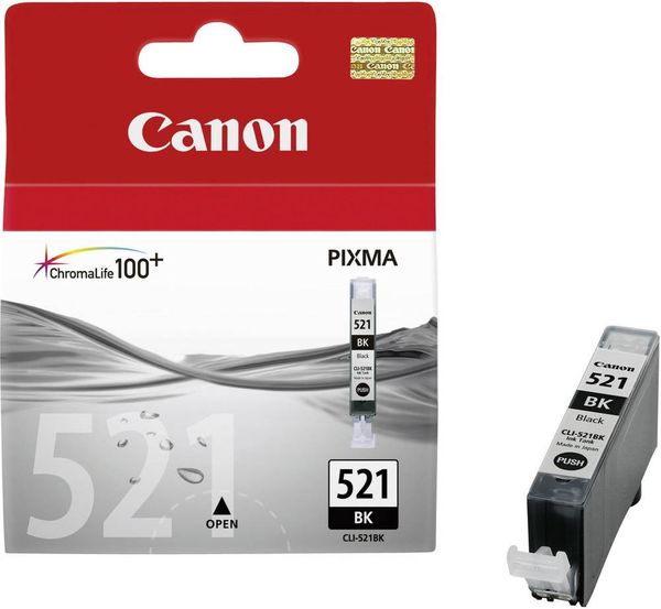 Canon Druckerpatrone CLI-521BK Original Foto Schwarz 2933B001