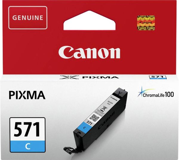 Canon Druckerpatrone CLI-571C Original Cyan 0386C001