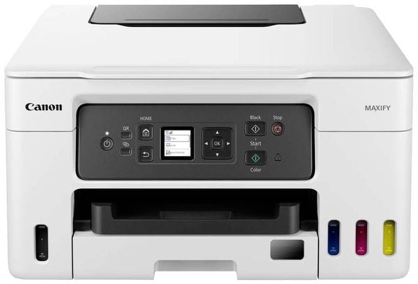 Canon MAXIFY GX3050 Multifunktionsdrucker Tintenstrahl Farbe A4 Drucker, Scanner, Kopierer Duplex, Tintentank-System, WLAN