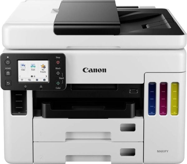 Canon MAXIFY GX7050 Multifunktionsdrucker Tintenstrahl Farbe A4 Drucker, Scanner, Kopierer, Fax ADF, Duplex-ADF, Duplex