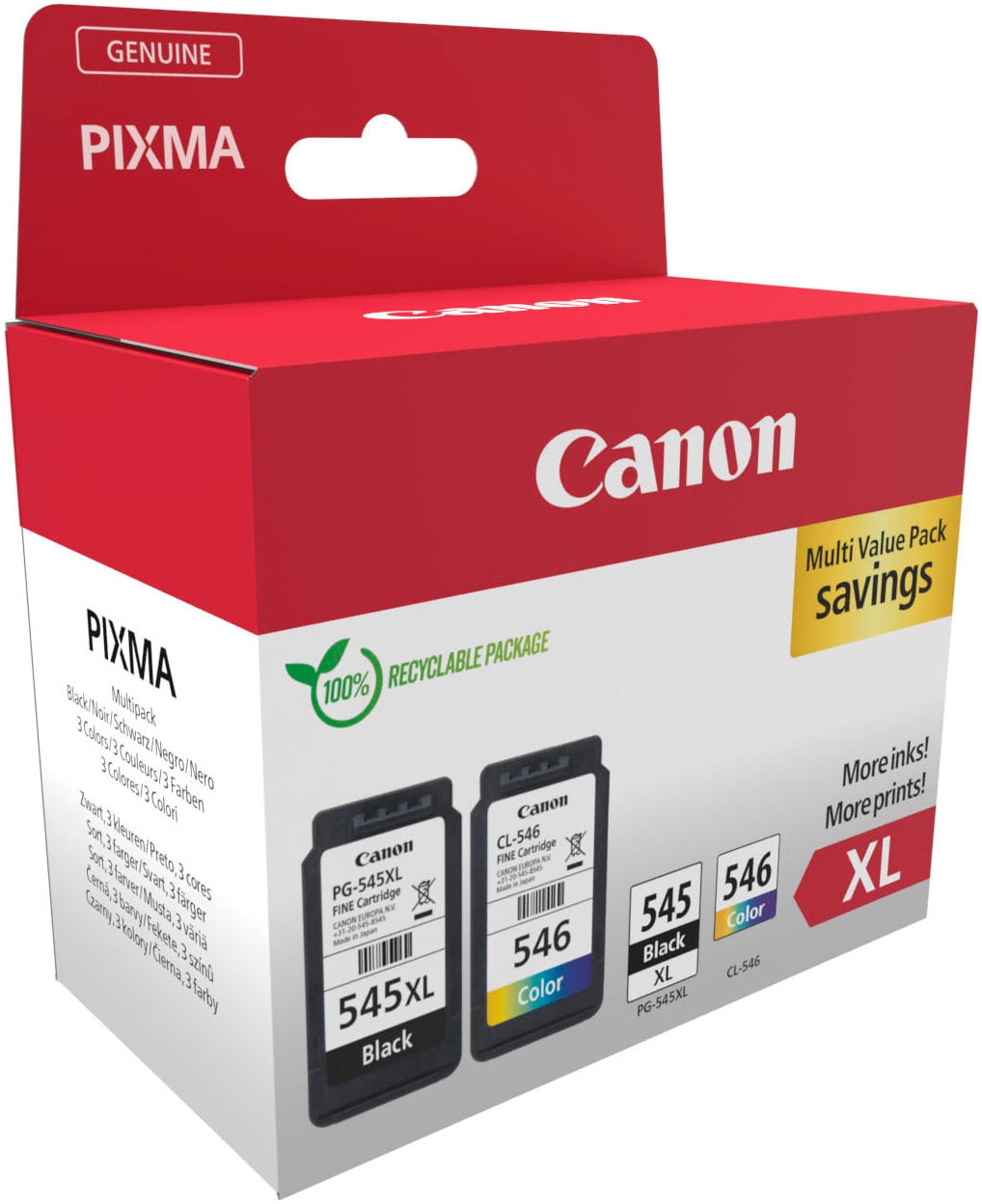 Canon Tintenpatrone »PG-545XL/CL-546XL + Photo Value…