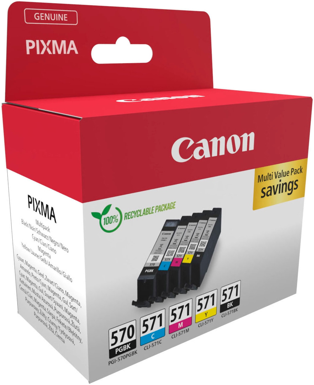 Canon Tintenpatrone »PGI-570/CLI-571 PGBK/C/M/Y/BK…