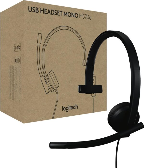 Logitech H570e - Headset - On-Ear - kabelgebunden - USB-A - Zertifiziert für Microsoft Teams (981-001426)