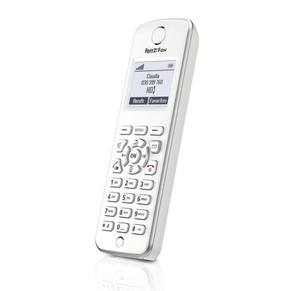 AVM FRITZ!Fon M2 Das Komforttelefon für die FRITZ!Box  Komfort-Schnurlostelefon mit intuitiver Menüführung für alle FRITZ!Box-Modelle mit DECT-BasisstationBrillante HD-TelefonieNutzung von Internetdiensten: E-Mails