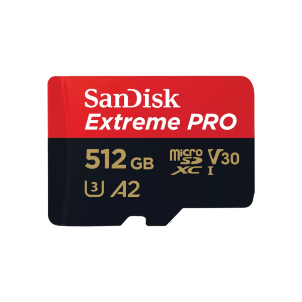 Kurzinfo: SanDisk Extreme Pro - Flash-Speicherkarte (microSDXC-an-SD-Adapter inbegriffen) - 512 GB - A2 / Video Class V30 / UHS-I U3 / Class10 - microSDXC UHS-I Gruppe Flash-Speicher Hersteller SanDisk Hersteller Art. Nr. SDSQXCD-512G-GN6MA Modell Extreme Pro EAN/UPC 0619659188566 Produktbeschreibung: SanDisk Extreme Pro - Flash-Speicherkarte - 512 GB - microSDXC UHS-I Produkttyp Flash-Speicherkarte Formfaktor microSDXC UHS-I Speicherkarte Speicherkapazität 512 GB Geschwindigkeit A2 / Video Class V30 / UHS-I U3 / Class10 Enthaltener Speicheradapter microSDXC-an-SD-Adapter Software inbegriffen SanDisk RescuePRO Deluxe