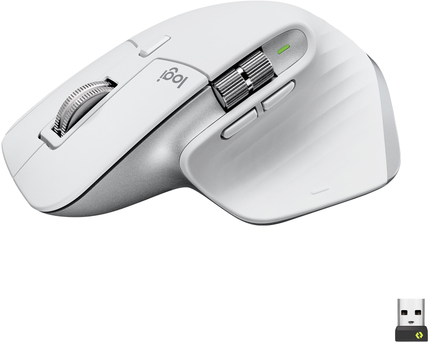 LOGITECH MX MASTER 3S PERFORM WRLS MOUSE – PALE GREY – EMEA (910-006560)