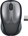 Logitech M235 – 2nd Generation – Maus – rechts- und linkshändig – optisch – drahtlos – 2.4 GHz – kabelloser Empfänger (USB) – Grau (910-002203 910-002201)