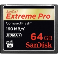 SanDisk Extreme Pro – Flash-Speicherkarte – 64GB – 1000x/1067x – CompactFlash (SDCFXPS-064G-X46)