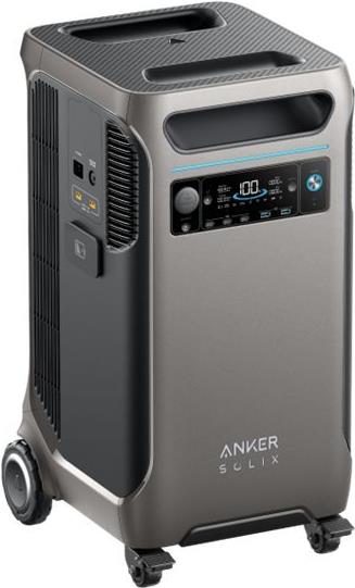 Anker SOLIX F3800 – Tragbarer Generator – Wechselstrom 230 V – 6000 Watt – Lithiumeisenphosphat – 3840 Wh – Wi-Fi, Bluetooth (A1790311)