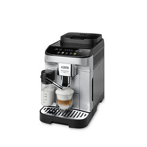 Mit dem DeLonghi Magnifica Evo ECAM290.61.SB Kaffeevollautomaten silber durch intuitive Bedienung schnell zum GenussOb schwarz oder mit Milch