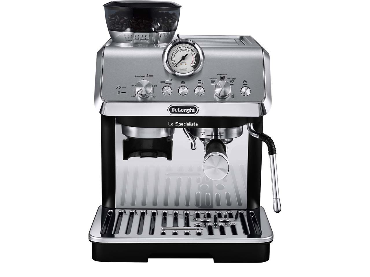 De’Longhi Siebträgermaschine Serie „EC9155.MB“ silber, B-Ware, Zustand gut