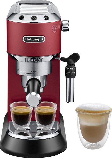 De’Longhi Espressomaschine Dedica Style EC 685.R, Siebträger, 1350 Watt, 15 Bar