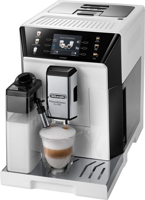 De’Longhi Kaffeevollautomat PrimaDonna Class ECAM 550.65.W, weiß