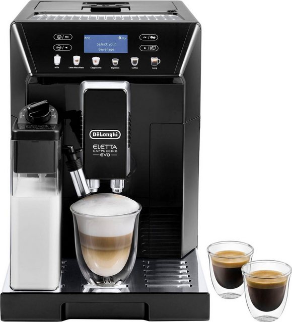 De’Longhi Kaffeevollautomat ECAM 46.860.B Eletta Evo, schwarz