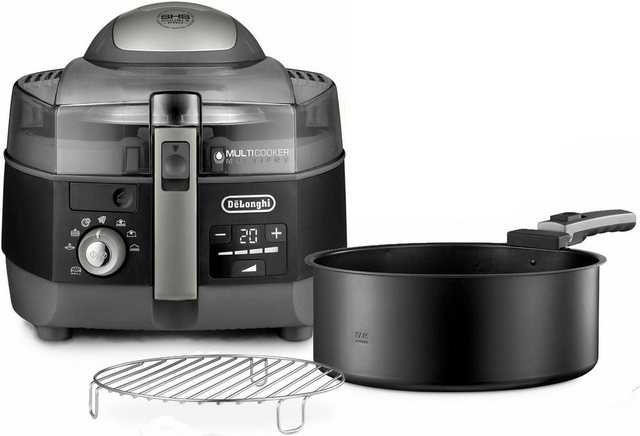 De’Longhi Heißluftfritteuse MultiFry EXTRA CHEF PLUS FH1396.BK, 2300 W, Multicooker, auch zum Brotbacken, Fassungsvermögen 1,7 kg