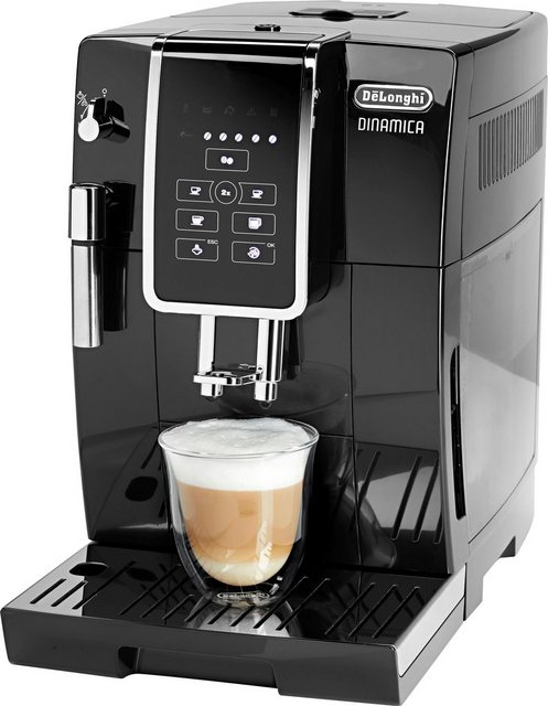 De’Longhi Kaffeevollautomat Dinamica ECAM 358.15.B, Sensor-Bedienfeld mit beleuchteten Direktwahltasten