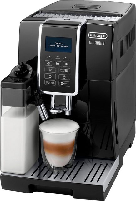 De’Longhi Kaffeevollautomat Dinamica ECAM 356.57.B, mit 4 Direktwahltasten, Kaffeekannenfunktion