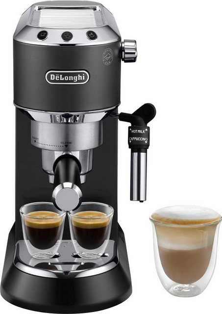 De’Longhi Espressomaschine Dedica Style EC 685.B, Siebträger, 1350 Watt, 15 Bar