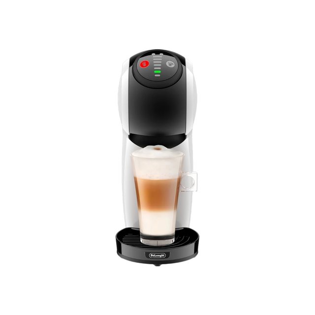 Die kompakte und innovative NESCAFÉ® Dolce Gusto® Kapselkaffeemaschine vereint Kreativität und Benutzerfreundlichkeit in perfekter Harmonie. Dank ihrer großzügigen XL-Funktion können Sie Ihr Getränk ganz nach Ihren individuellen Vorlieben in der gewünschten Größe zubereiten. Das leistungsstarke Hochdrucksystem der Maschine und die vielfältige Auswahl von über 30 Kaffeekreationen