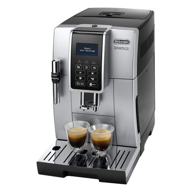 Der DeLonghi Dinamica ECAM 350.35.SB Kaffeevollautomat verfügt über ein beanspruchbares