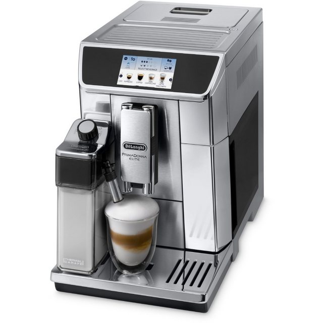 De’Longhi Kaffeevollautomat ECAM 656.75.MS PrimaDonna Elite Kaffee-Vollautomat., Abnehmbarer Abtropfbehälter