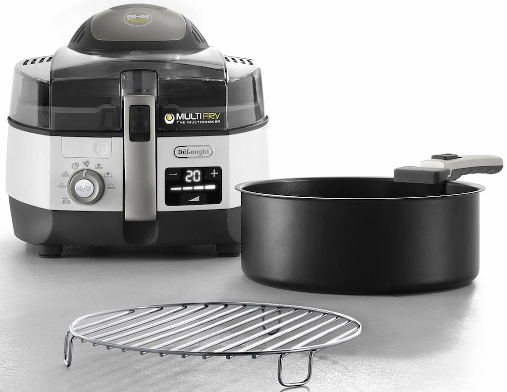 DeLonghi Heißluftfritteuse „MultiFry EXTRA CHEF PLUS FH1396“, 2400 W, Multicooker, auch zum Brotbacken, Fassungsvermögen 1,7 kg