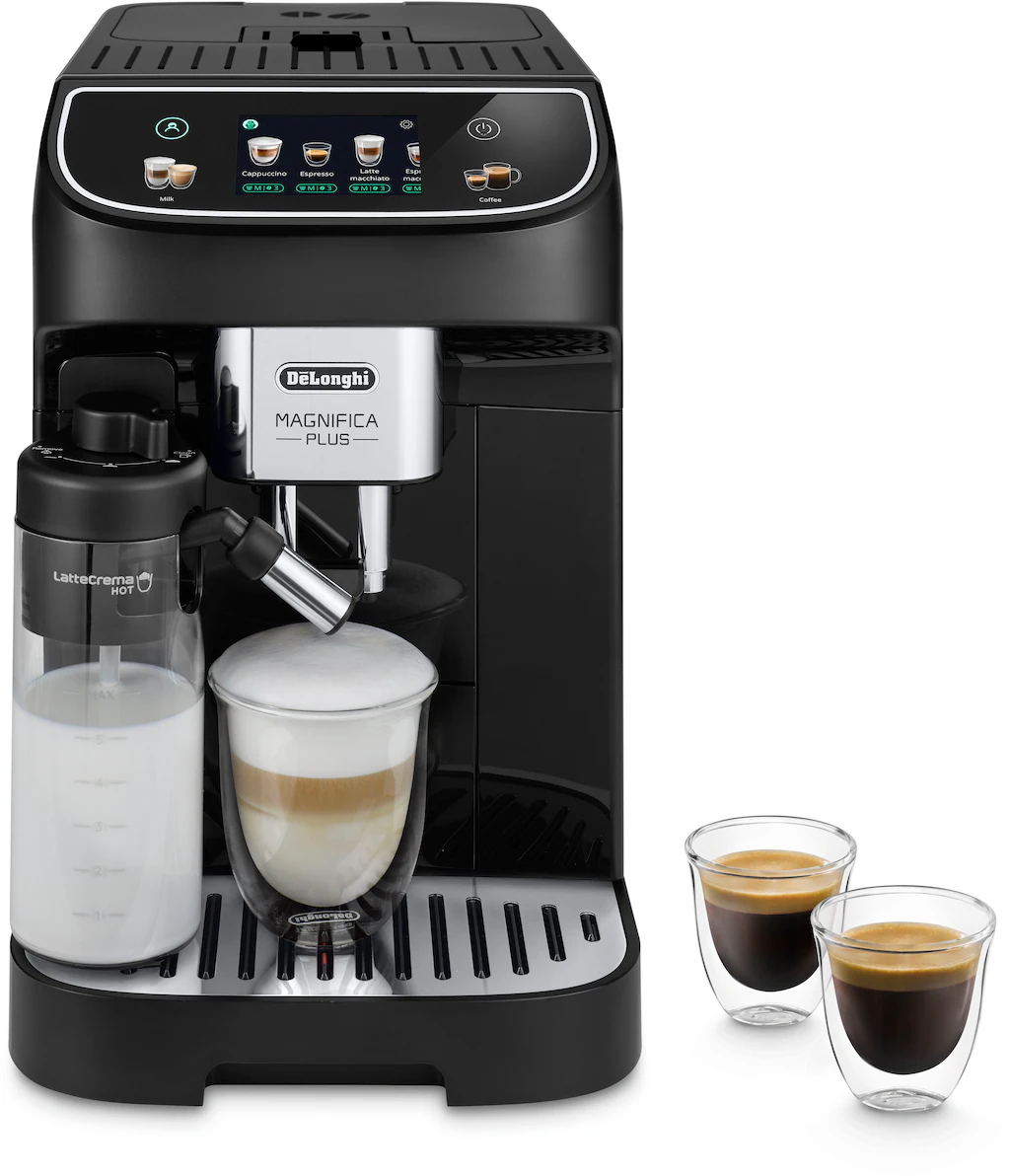 Willkommen in der Welt des perfekten Kaffeegenusses mit der De'Longhi Magnifica Plus! Dieser Kaffeevollautoamt für echte Kaffee-Liebhaber bietet ein 3