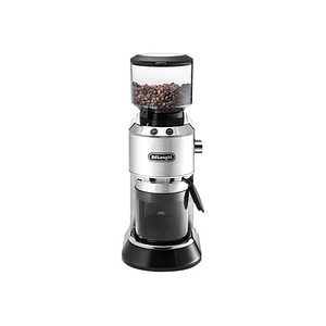 Genießen und Entspannen mit der DeLonghi KG 520.M Dedica elektronischen Kaffeemühle silber/schwarz 150 WMit der DeLonghi KG 520.M Dedica elektronischen Kaffeemühle silber/schwarz 150 W kommen auch Sie in den Genuss von frisch gemahlenem Morgenkaffee. Das Gerät besticht mit den hochwertigen Materialien und einem einfachen Handling. Sie erhalten das Produkt in der Farbe silber/schwarz.Behälter besteht aus KunststoffDer Behälter besteht aus Kunststoff. Daher lässt er sich nicht nur mühelos abwischen und säubern