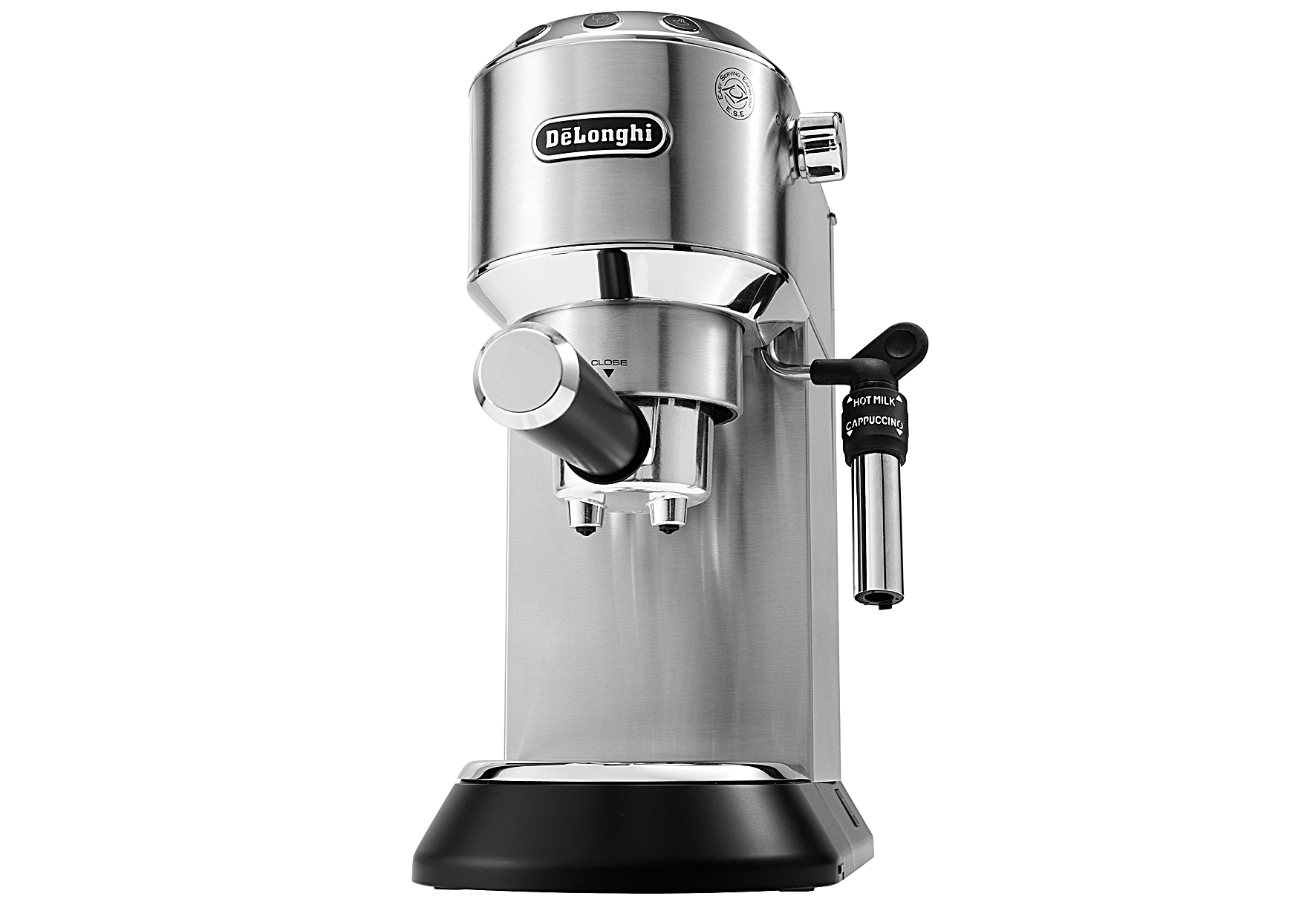 DE LONGHI Espressomaschine Dedica Style Siebträger 1350W 4,2kg silber