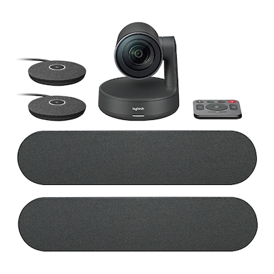 Logitech Rally Plus Kit – UHD Konferenzsystem mit umfangreichem Zubehör