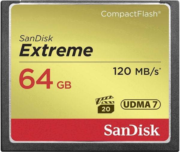 SanDisk Extreme® CompactFlash® Karten sind ideal für anspruchsvolle Fotografen und Videofilmer