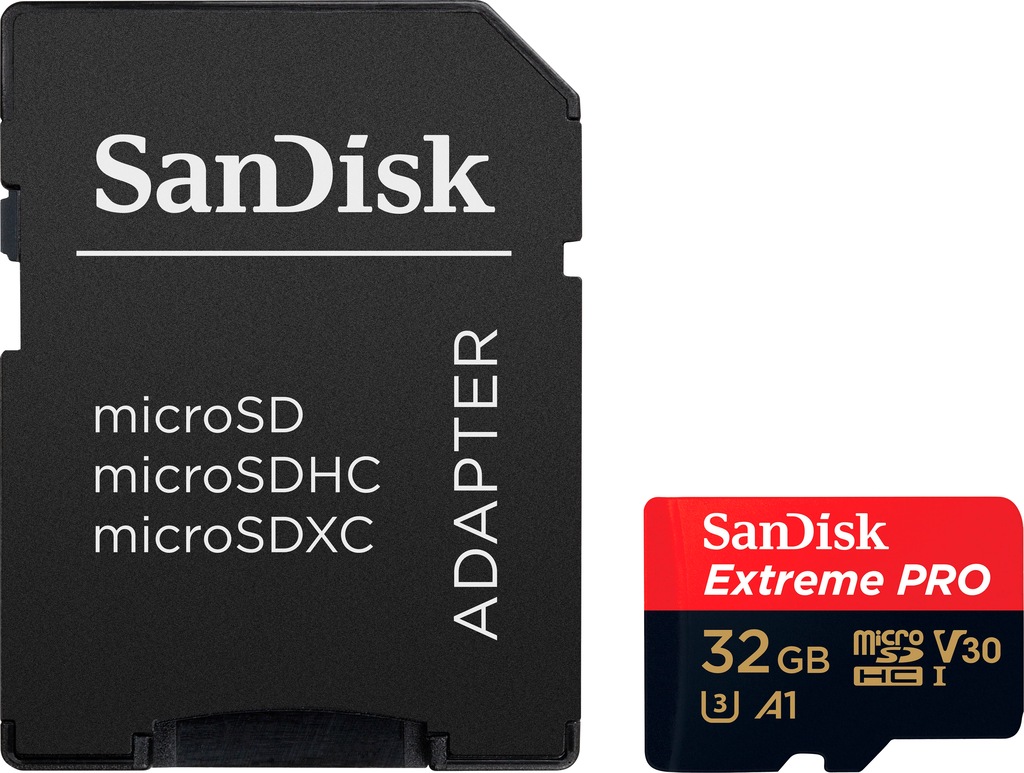 Sandisk Speicherkarte »Extreme® PRO microSDHC™ UHS-I 32 GB«, (UHS Class 3 100 MB/s Lesegeschwindigkeit)