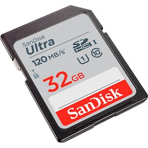 SanDisk Speicherkarte SDHC-Card Ultra: Exzellente Speicher- und Lesegeschwindigkeit für anspruchsvolle AnwenderMit der SanDisk Speicherkarte SDHC-Card Ultra nehmen Sie zuverlässig viele Fotos und Full HD- Videos auf und übertragen diese auch besonders schnell auf Ihren Computer. Die Speicherkarte mit den Maßen 24